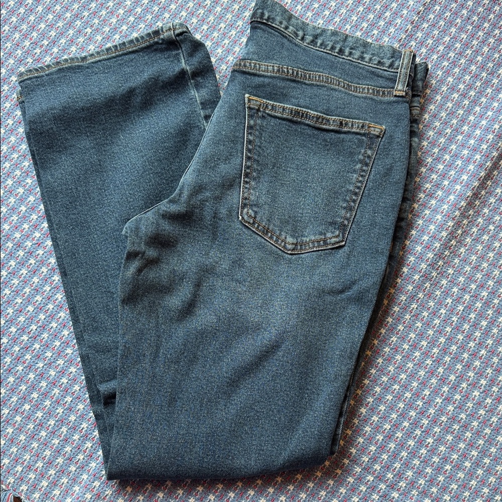 Old Navy Men's Dark Blue Straight Jeans 30x30